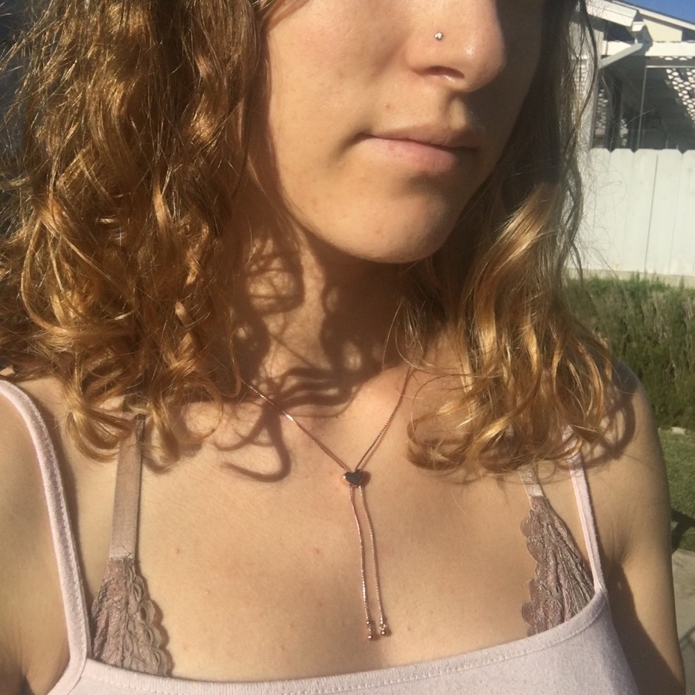 Stella Picciotto Verona Rose Gold Heart Necklace